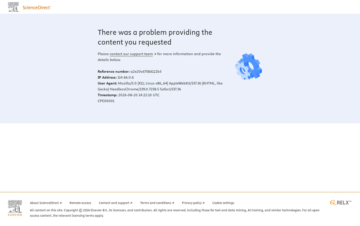 ScienceDirect 页面快照